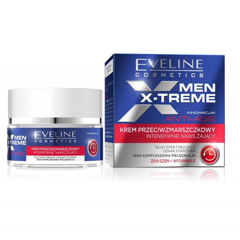 Men X-Treme Anti-Age krem przeciwzmarszczkowy intensywnie nawilżający 50ml