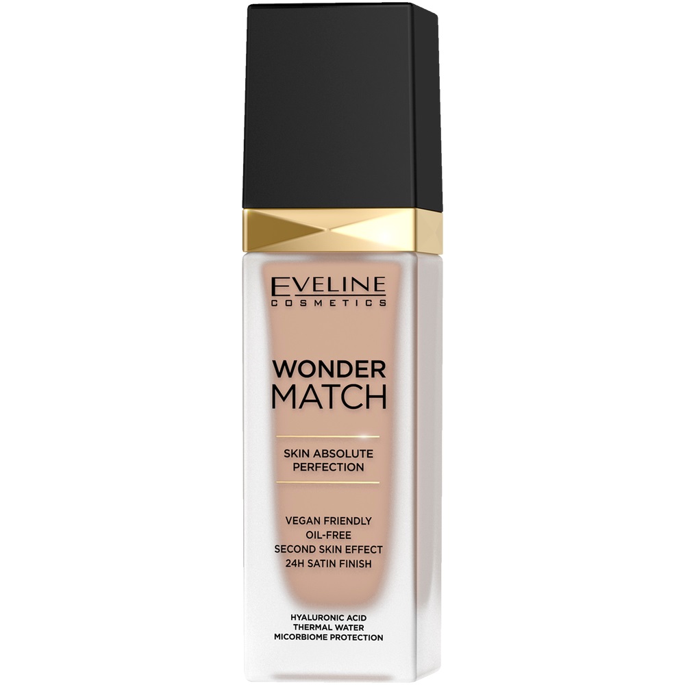 Eveline Cosmetics Wonder Match długotrwały podkład w płynie z kwasem hialuronowym odcień 15 Natural 30 ml