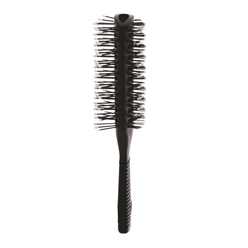 Antistatic Hair Brush szczotka przelotowa dwustronna z gumową rączką