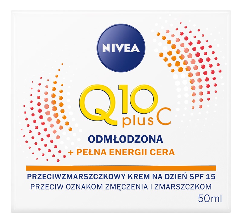 Q10 Plus C Odmłodzona + Pełna Energii Cera przeciwzmarszczkowy krem na dzień SPF15 50ml