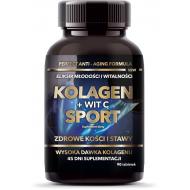 Kolagen + Witamina C Sport suplement diety 90 tabletek
