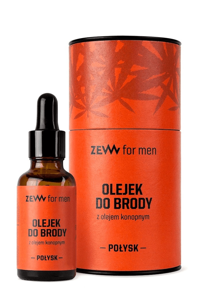 Olejek do brody z olejem konopnym Połysk 30ml