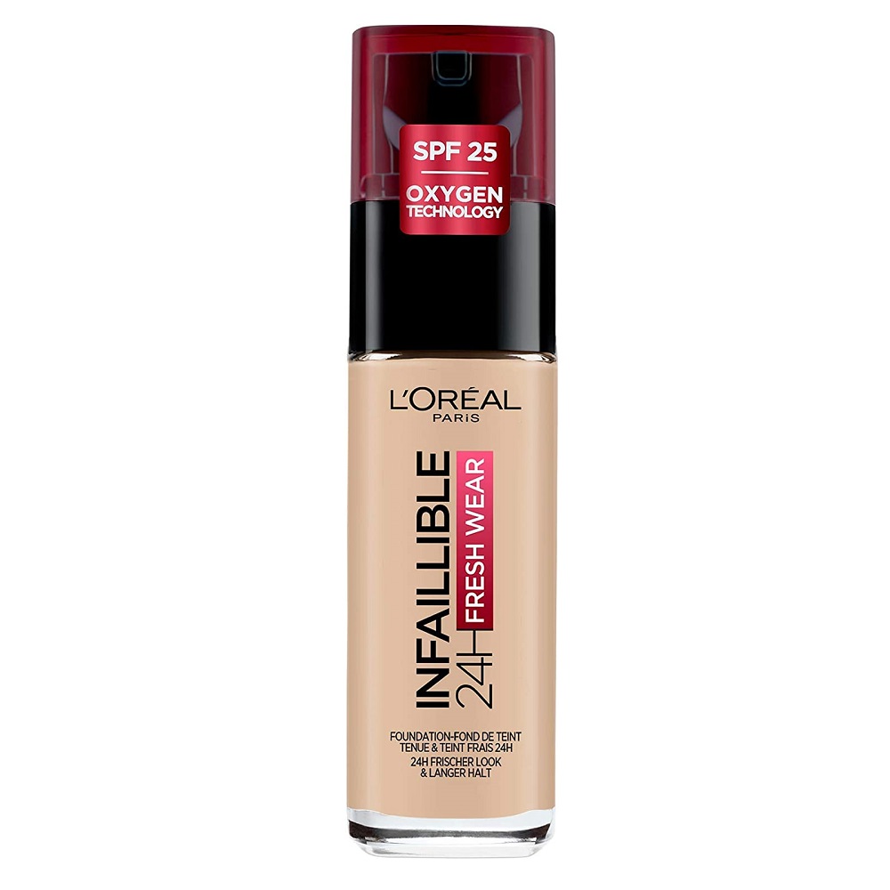 L’Oréal Paris Infaillible 32H Fresh Wear długotrwały podkład w płynie odcień 130 COOL ROSE 30 ml można nabyć na stronie Neness.pl