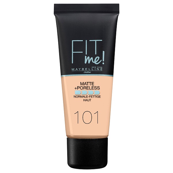 Maybelline Fit Me Matt+Poreless Podkład w płynie 30 ml Nr. 101 - True Ivory