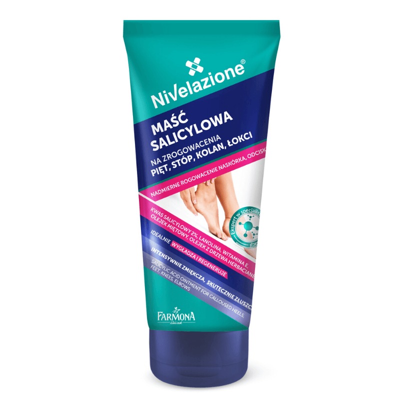 Nivelazione maść salicynowa na zrogowacenia pięt stóp kolan i łokci 75ml