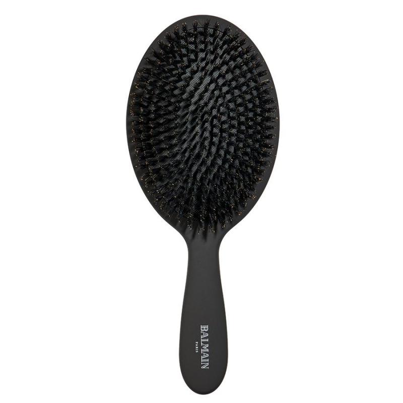 Luxury Spa Brush luksusowa szczotka do włosów z włosia dzika Czarna