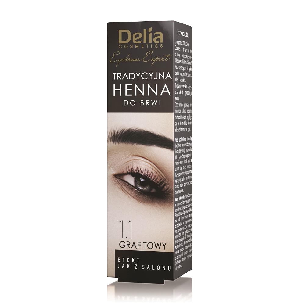 Eyebrow Expert tradycyjna henna do brwi 1.1 Grafit 2g