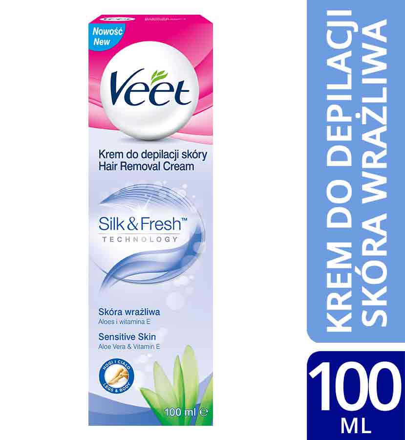 Veet krem do depilacji ciała 5 min skóra wrażliwa