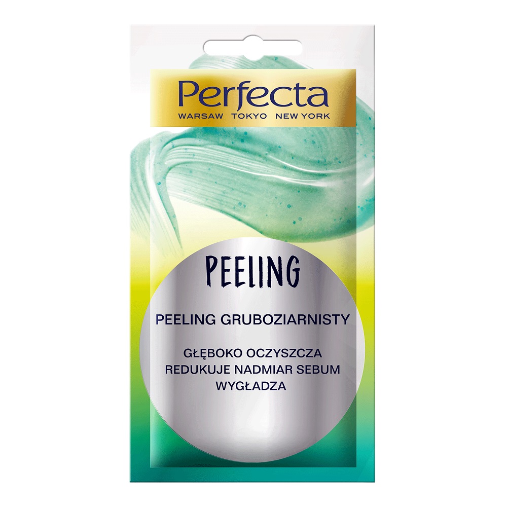 Peeling gruboziarnisty głęboko oczyszcza redukuje nadmiar sebum wygładza 8ml