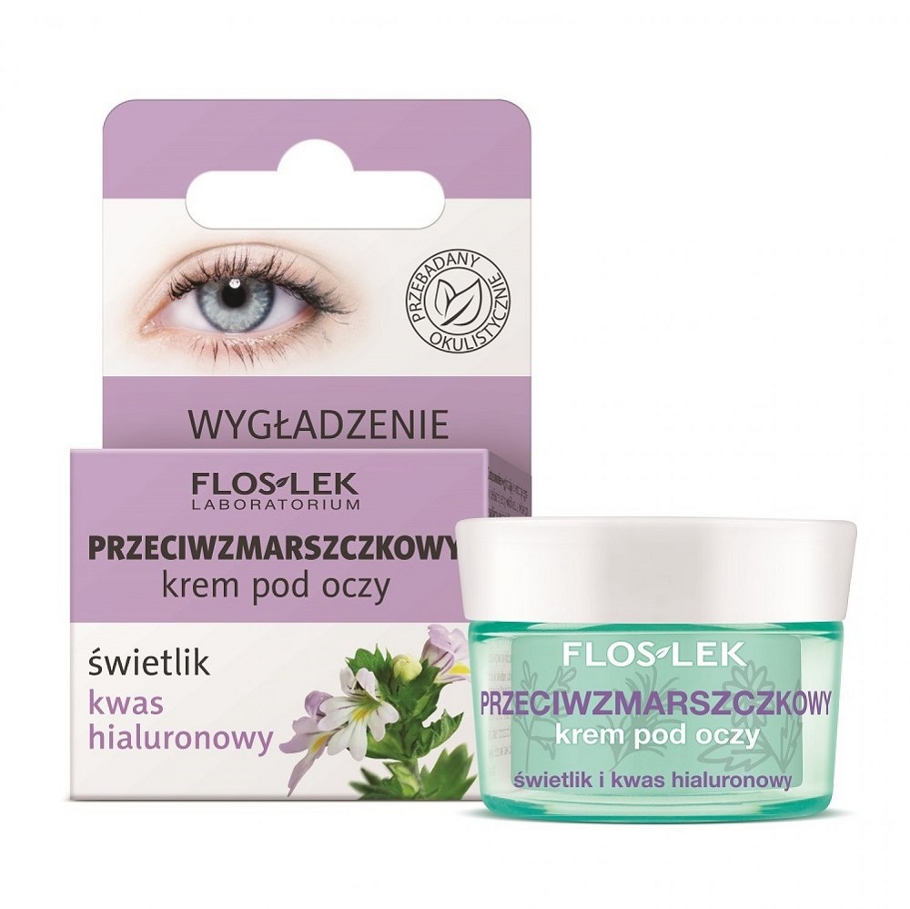 FlosLek Laboratorium Eye Care krem pod oczy o działaniu przeciwzmarszczkowym 15 ml
