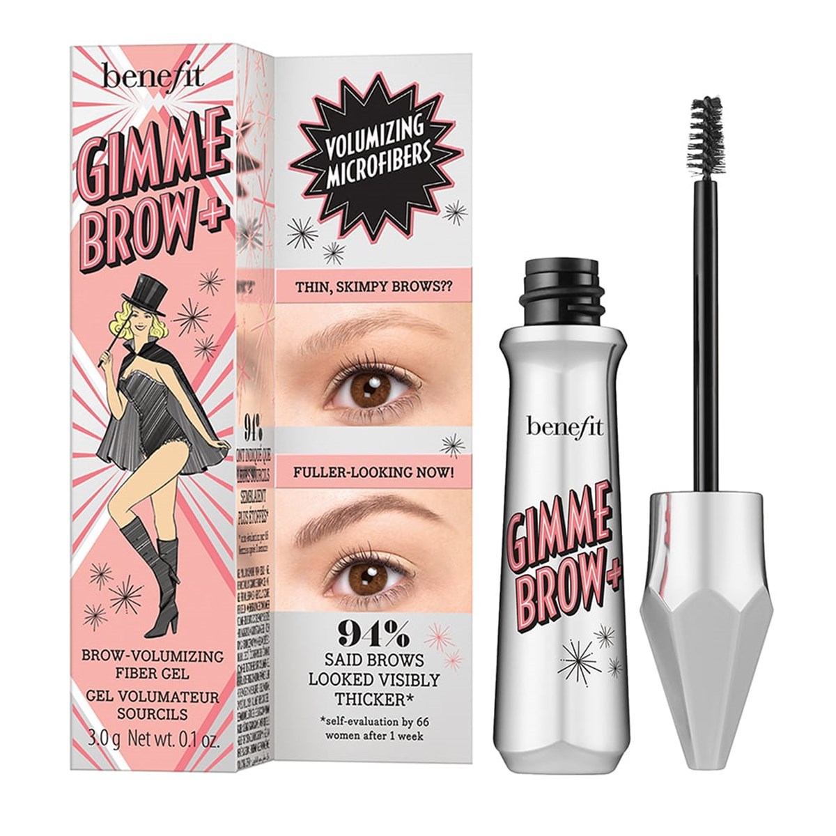 Gimme Brow+ Volumizing Eyebrow Gel żel dodający brwiom objętości 03 Neutral Light Brown 3g