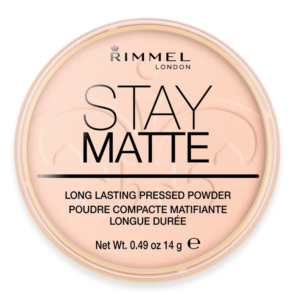Rimmel Stay Matte puder odcień 002 Pink Blossom 14 g