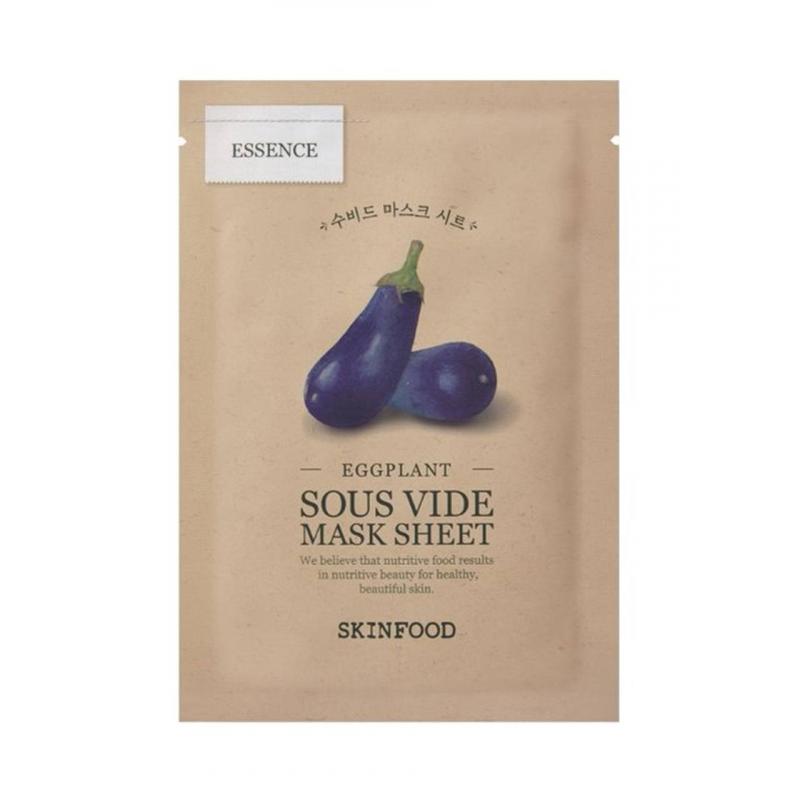 Eggplant Sous Vide Mask Sheet wygładzająco-nawilżająca maseczka w płachcie 22g