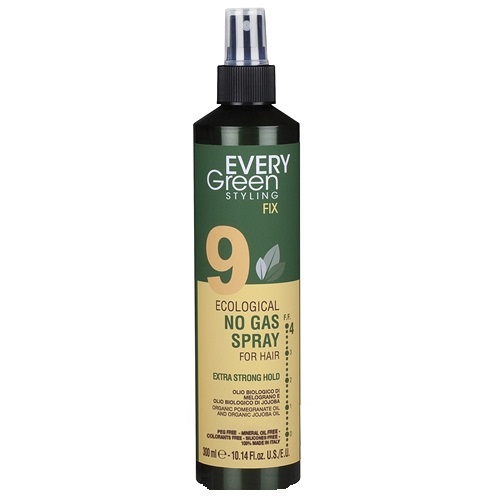 9 Eco Hairspray No Gas Strong Hold ekologiczny lakier do włosów mocno utrwalający fryzurę 300ml