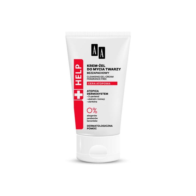 Help Cleansing Gel-Cream bezzapachowy krem-żel do mycia twarzy do cery atopowej 150ml Help Cleansing Gel-Cream bezzapachowy krem-żel do mycia twarzy do cery atopowej 150ml