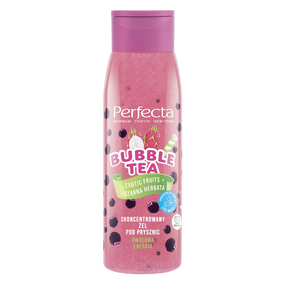 Bubble Tea skoncentrowany żel pod prysznic Exotic Fruits & Czarna Herbata 400ml