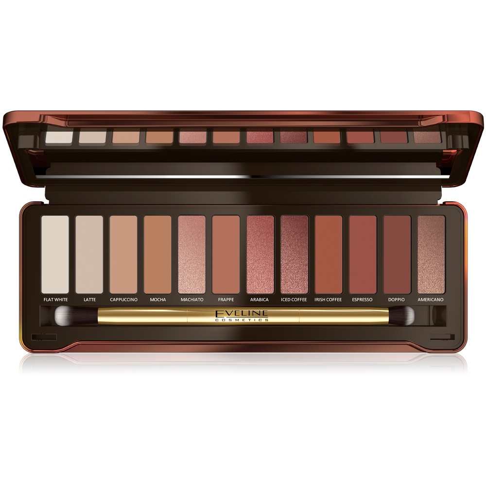 Charming Mocha Eyeshadow Palette paleta 12 cieni do powiek