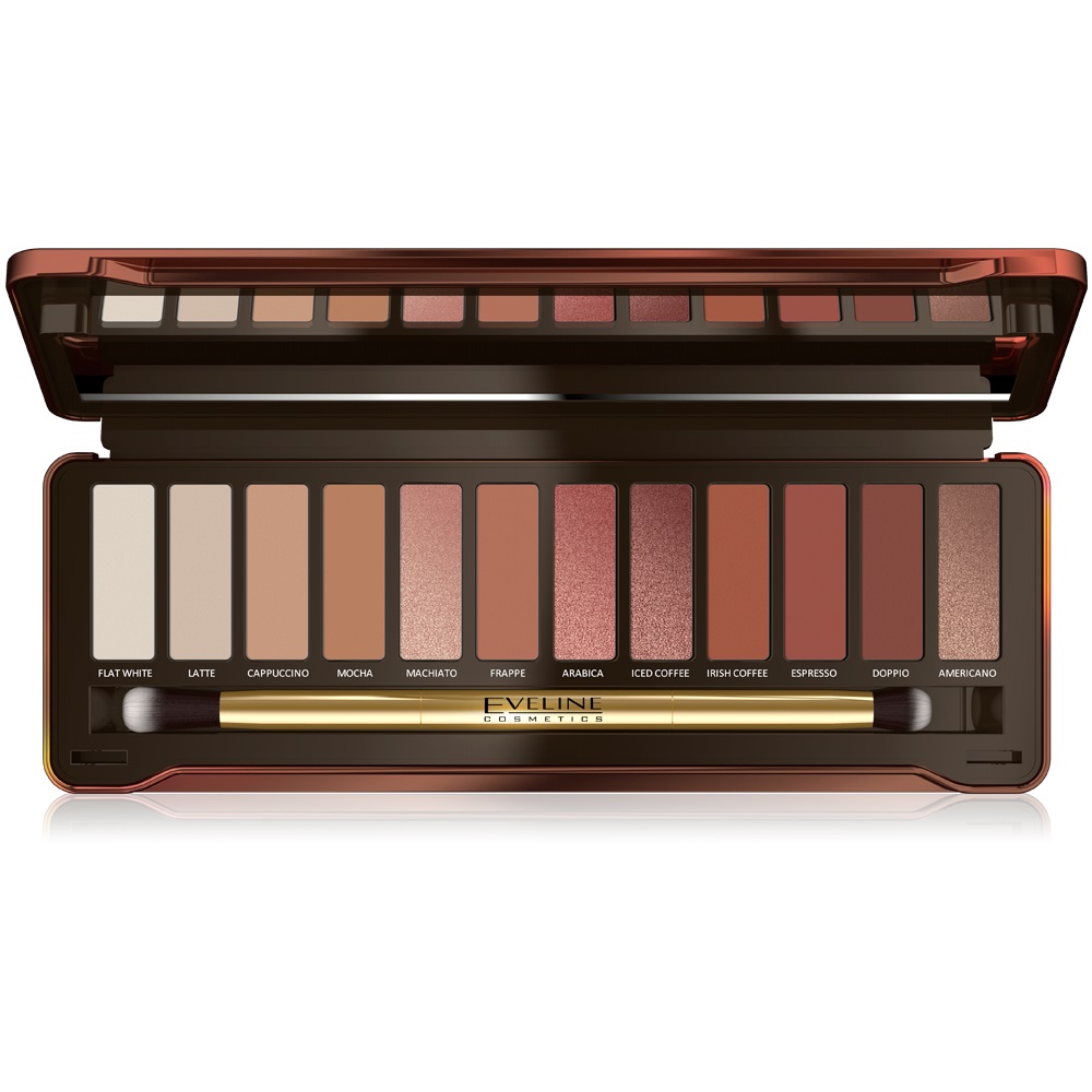 Eveline Cosmetics Charming Mocha paleta cieni do powiek 12 g