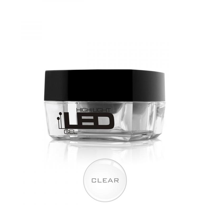 High Light Led Gel średniogęsty jednofazowy żel do paznokci Clear 15g High Light Led Gel średniogęsty jednofazowy żel do paznokci Clear 15g