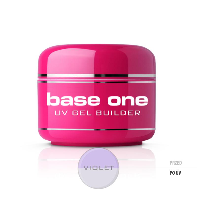 Gel Base One Violet żel budujący do paznokci 50g Gel Base One Violet żel budujący do paznokci 50g