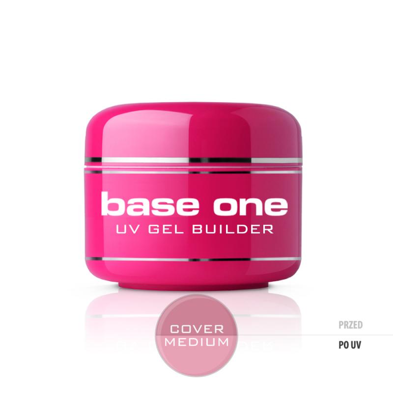 Gel Base One Cover Medium maskujący żel UV do paznokci 15g Gel Base One Cover Medium maskujący żel UV do paznokci 15g