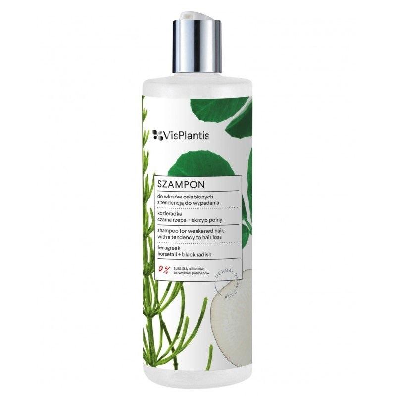 Shampoo szampon do włosów osłabionych z tendencją do wypadania Kozieradka Czarna Rzepa i Skrzyp Polny 400ml Shampoo szampon do włosów osłabionych z tendencją do wypadania Kozieradka Czarna Rzepa i Skrzyp Polny 400ml