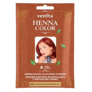 Henna Color ziołowa odżywka koloryzująca z naturalnej henny 8 Rubin
