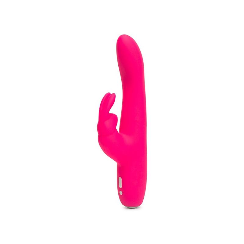 Happy Rabbit Slimline Curve Rabbit Vibrator Pink Happy Rabbit Slimline Curve Rabbit Vibrator Pink