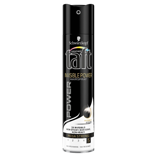 Invisible Power Hairspray lakier do włosów w sprayu Mega Strong 250ml