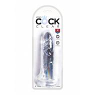 King Cock 6 Inch Cock Transparant