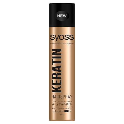 Keratin Hairspray lakier do włosów w sprayu Extra Strong 300ml