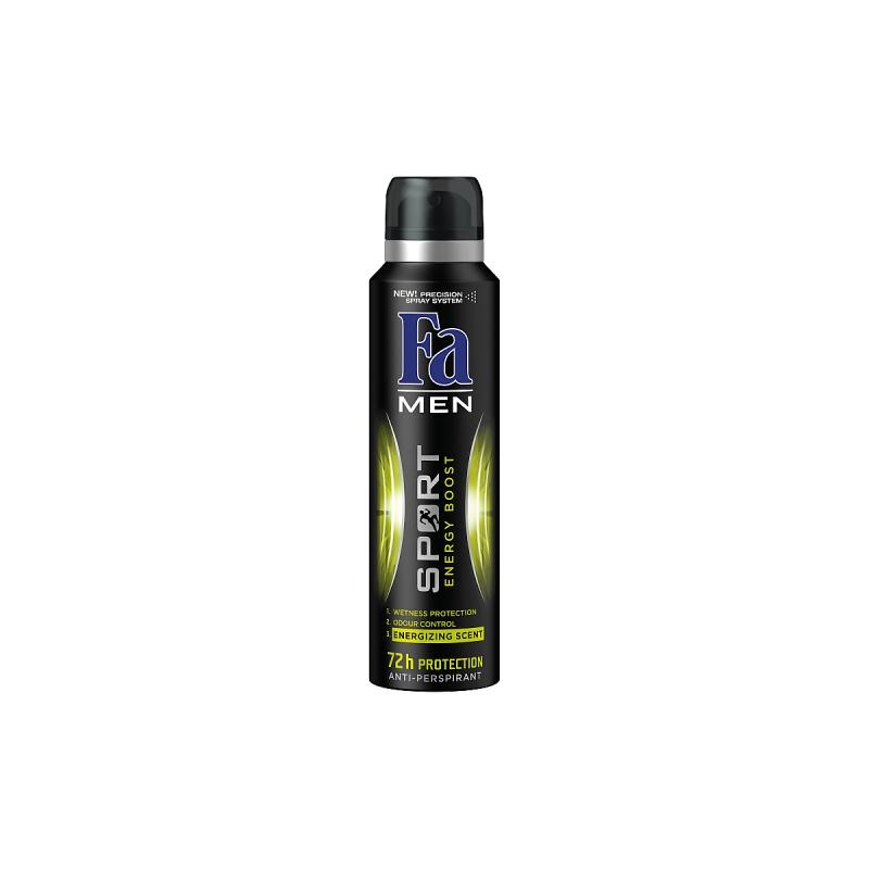 Men Sport Energy Boost Antiperspirant antyperspirant w sprayu dla mężczyzn 150ml Men Sport Energy Boost Antiperspirant antyperspirant w sprayu dla mężczyzn 150ml