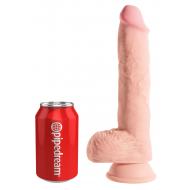 King Cock Triple Density Fat with Balls 10 Inch