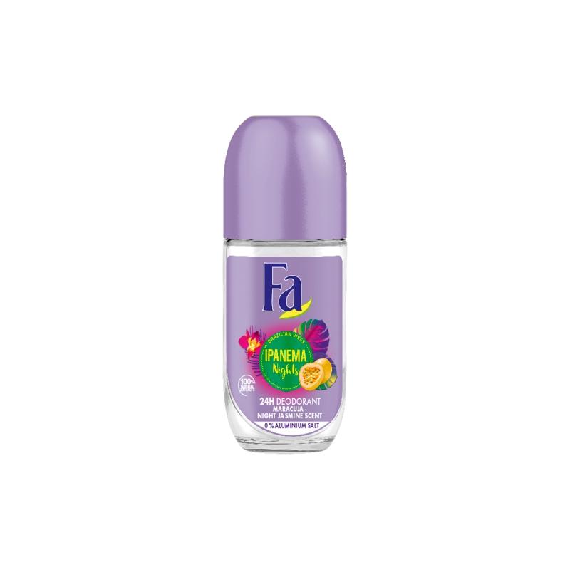 Brazilian Vibes Ipanema Nights Roll-On Deodorant dezodorant w kulce Maracuja Night Jasmine Scent 50ml Brazilian Vibes Ipanema Nights Roll-On Deodorant dezodorant w kulce Maracuja Night Jasmine Scent 50ml