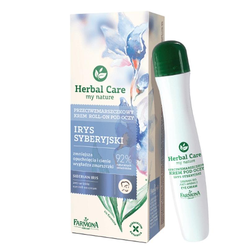 Herbal Care Siberian Iris Eye Roll-On Cream przeciwzmarszczkowy krem roll-on pod oczy irys syberyjski 15ml Herbal Care Siberian Iris Eye Roll-On Cream przeciwzmarszczkowy krem roll-on pod oczy irys syberyjski 15ml