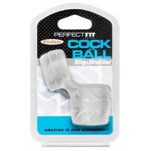 Perfect Fit SilaSkin Cock & Ball Clear