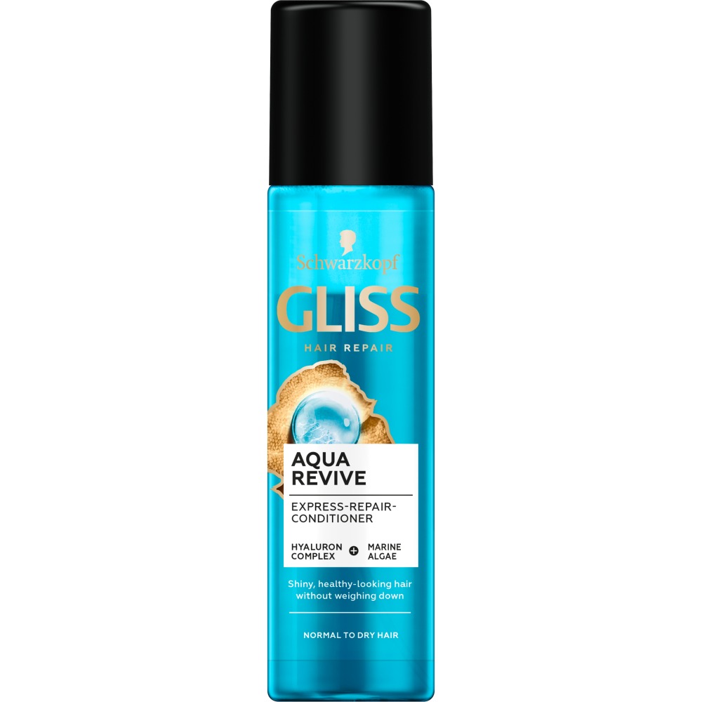 Schwarzkopf Gliss Aqua Revive odżywka w sprayu bez spłukiwania do włosów normalnych i suchych 200 ml