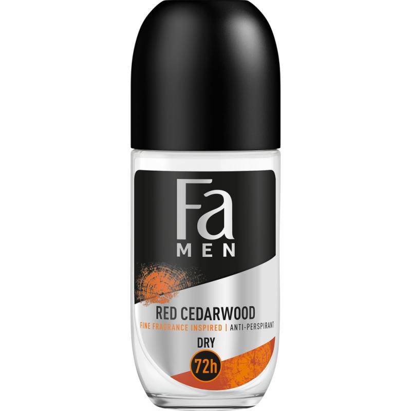 Men Red Cedarwood 72h antyperspirant w kulce o zapachu nut drzewnych czerwonego cedru 50ml
