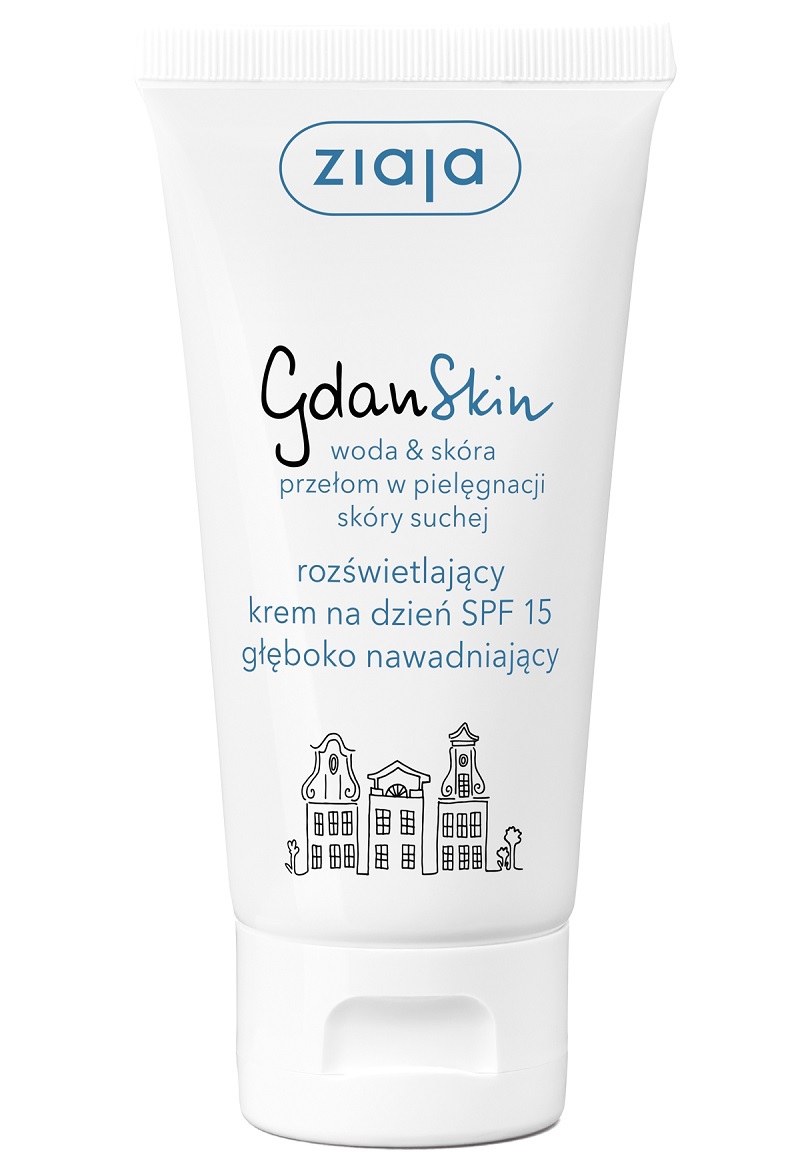 GdanSkin rozświetlający krem na dzień głęboko nawadniający SPF15 50ml