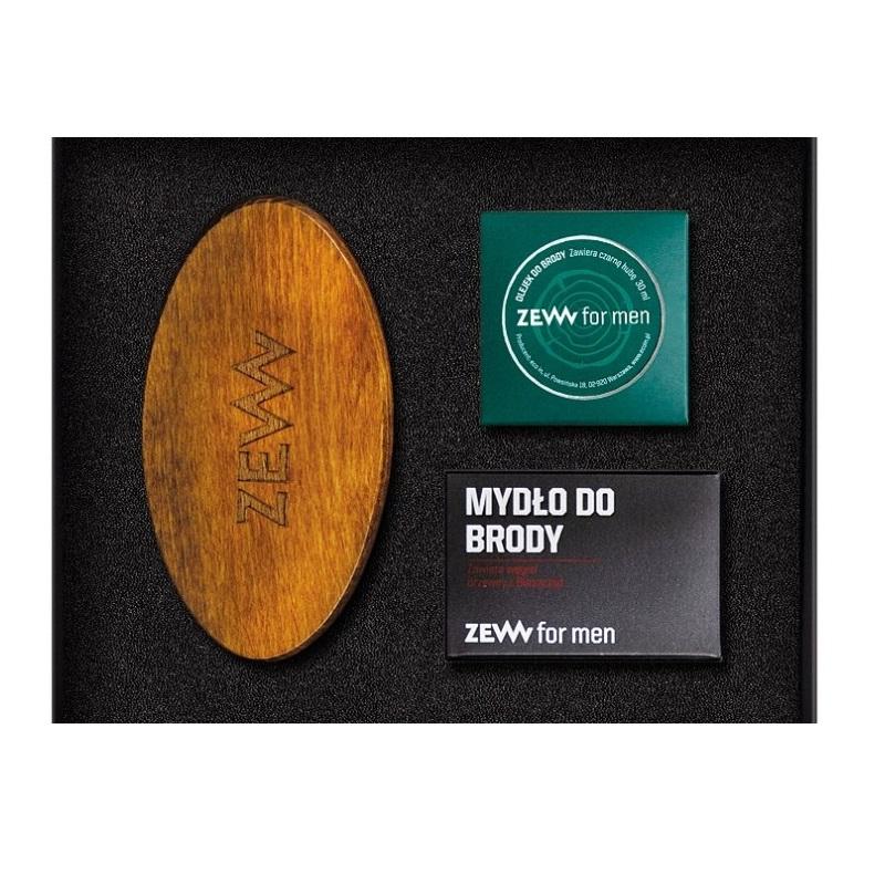 Schludny Drwal zestaw szczotka do brody + olejek do brody 30ml + mydło do brody z węglem drzewnym 85ml Schludny Drwal zestaw szczotka do brody + olejek do brody 30ml + mydło do brody z węglem drzewnym 85ml