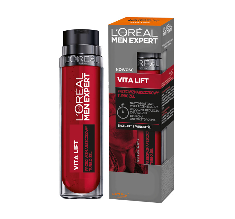 Men Expert Vita Lift przeciwzmarszczkowy turbo żel 50ml