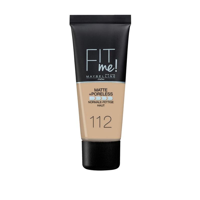 Fit Me Foundation matujący podkład do twarzy 112 Soft Beige 30ml Fit Me Foundation matujący podkład do twarzy 112 Soft Beige 30ml