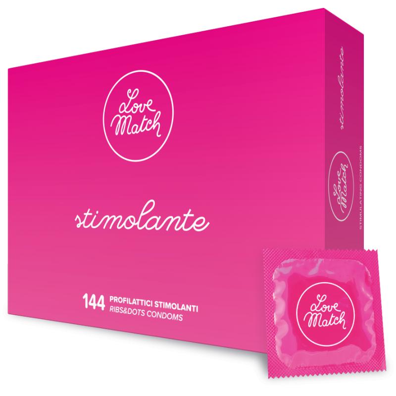 Prezerwatywy-Love Match Stimolante - 144 pack